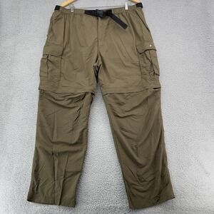 Gander Mountain Guide Series Convertible Cargo Hiking Pants Men's 2XL Tan Nylon